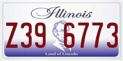 IL license plate Z396773