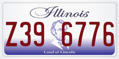 IL license plate Z396776