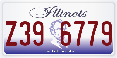 IL license plate Z396779