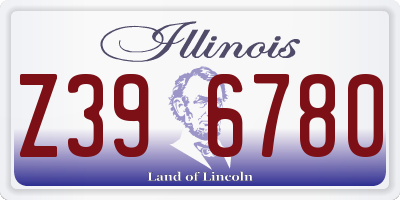 IL license plate Z396780