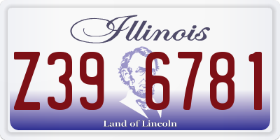 IL license plate Z396781