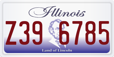 IL license plate Z396785