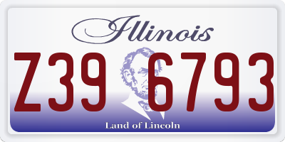 IL license plate Z396793
