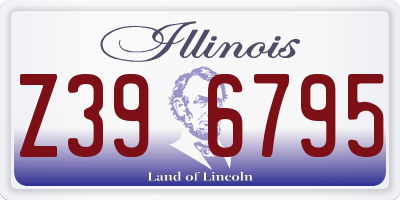 IL license plate Z396795