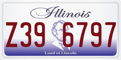 IL license plate Z396797