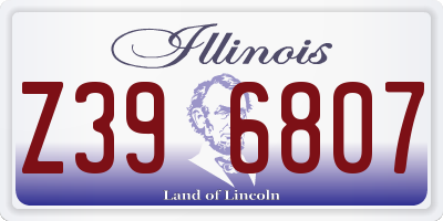 IL license plate Z396807