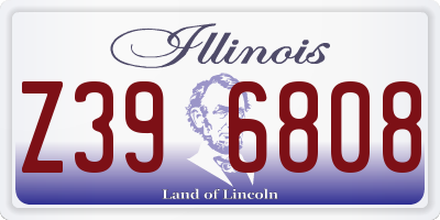 IL license plate Z396808