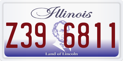 IL license plate Z396811