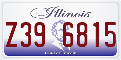 IL license plate Z396815