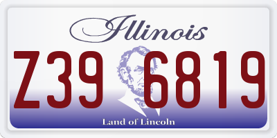 IL license plate Z396819