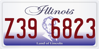 IL license plate Z396823