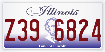 IL license plate Z396824