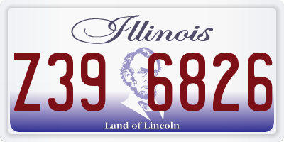 IL license plate Z396826