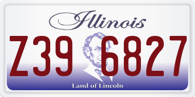IL license plate Z396827