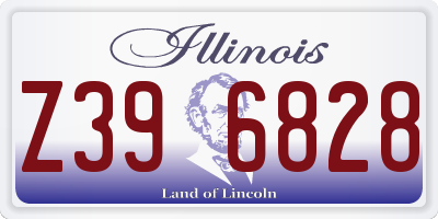 IL license plate Z396828