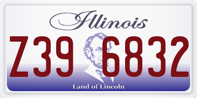 IL license plate Z396832