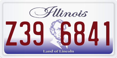 IL license plate Z396841