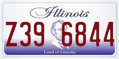 IL license plate Z396844