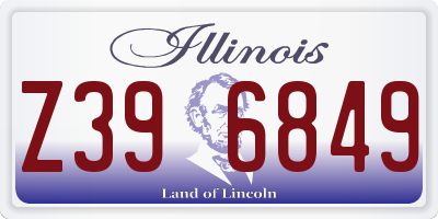 IL license plate Z396849