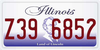 IL license plate Z396852