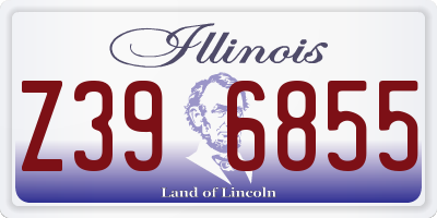 IL license plate Z396855