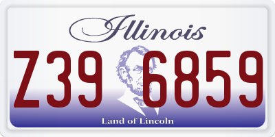 IL license plate Z396859