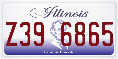 IL license plate Z396865