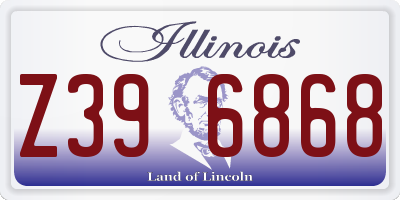 IL license plate Z396868