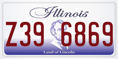 IL license plate Z396869