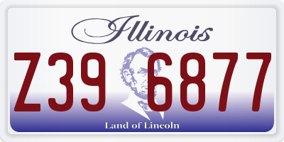 IL license plate Z396877
