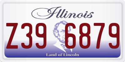 IL license plate Z396879