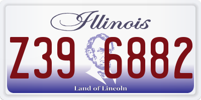 IL license plate Z396882