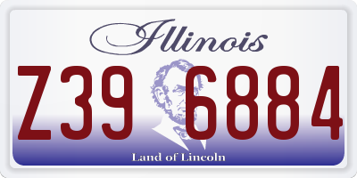 IL license plate Z396884