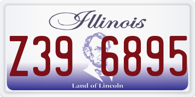 IL license plate Z396895