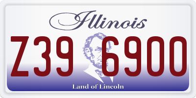 IL license plate Z396900
