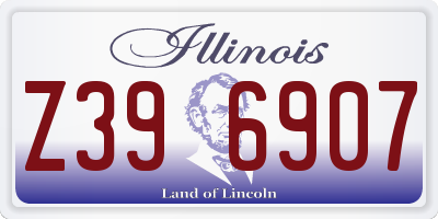 IL license plate Z396907