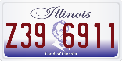 IL license plate Z396911