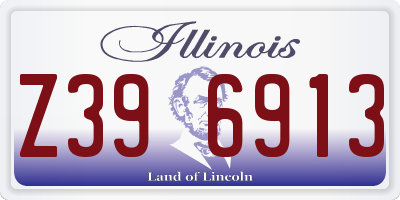 IL license plate Z396913