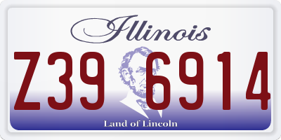 IL license plate Z396914