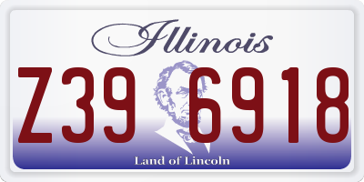 IL license plate Z396918