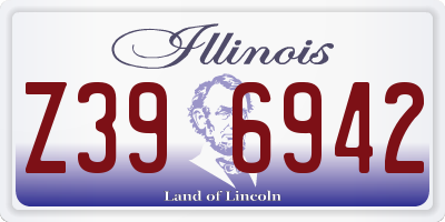 IL license plate Z396942