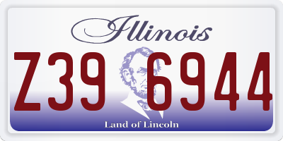 IL license plate Z396944