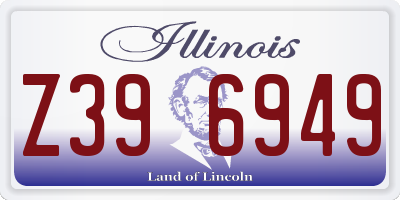 IL license plate Z396949