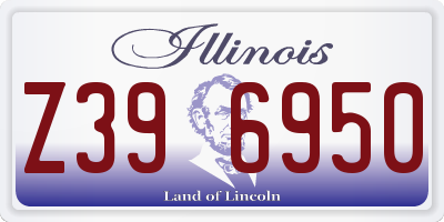 IL license plate Z396950