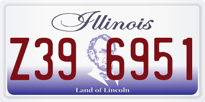 IL license plate Z396951