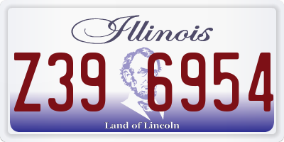 IL license plate Z396954