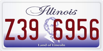 IL license plate Z396956