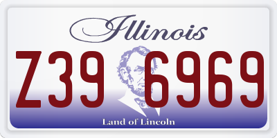 IL license plate Z396969