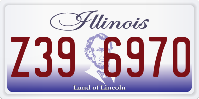 IL license plate Z396970