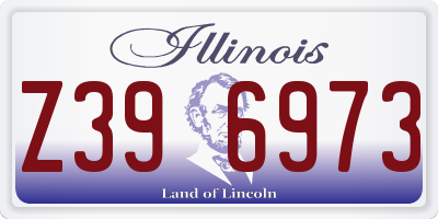 IL license plate Z396973